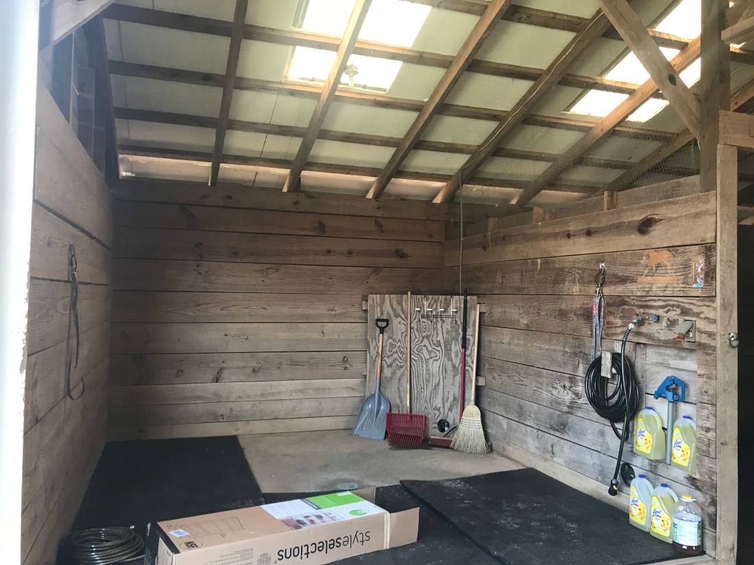 Washrack in progress